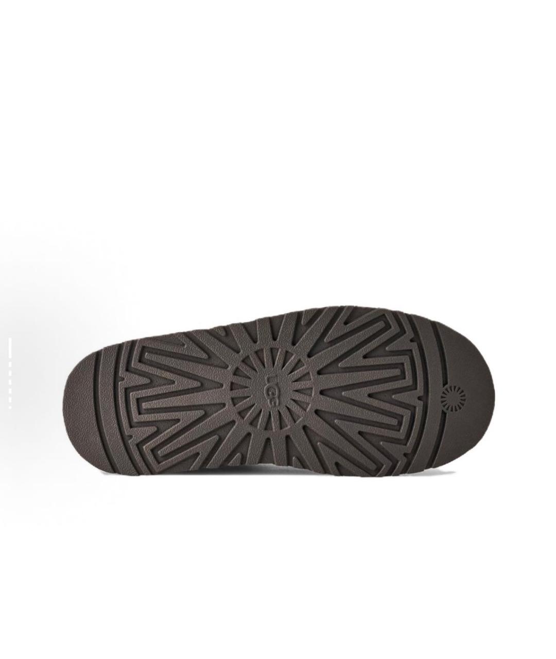 UGG AUSTRALIA Коричневые замшевые низкие ботинки, фото 4