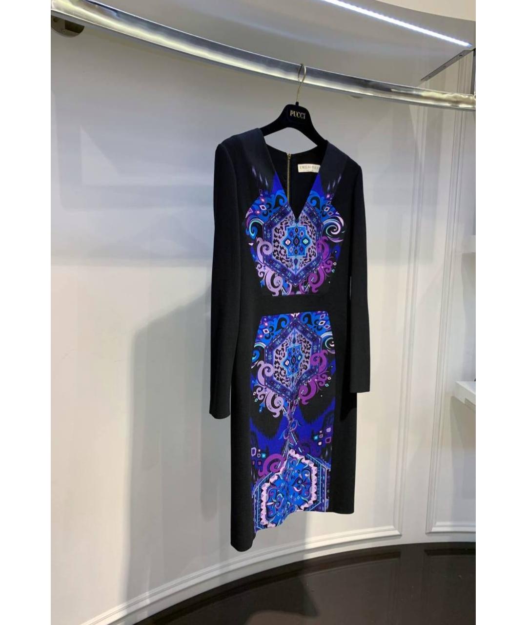 EMILIO PUCCI Мульти шерстяное платье, фото 2