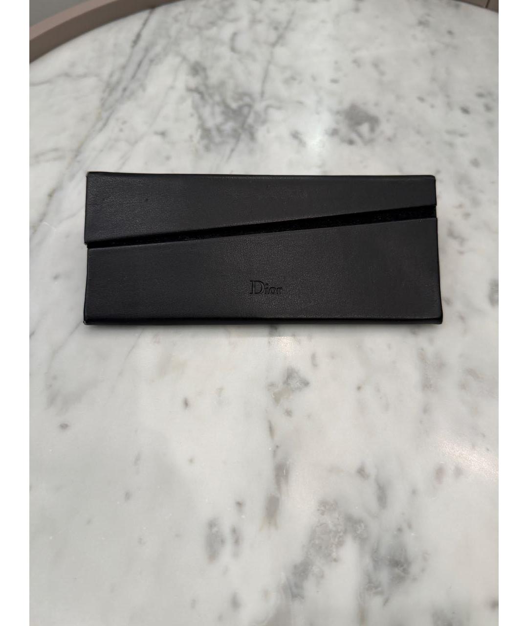 CHRISTIAN DIOR Серебряные металлические солнцезащитные очки, фото 4