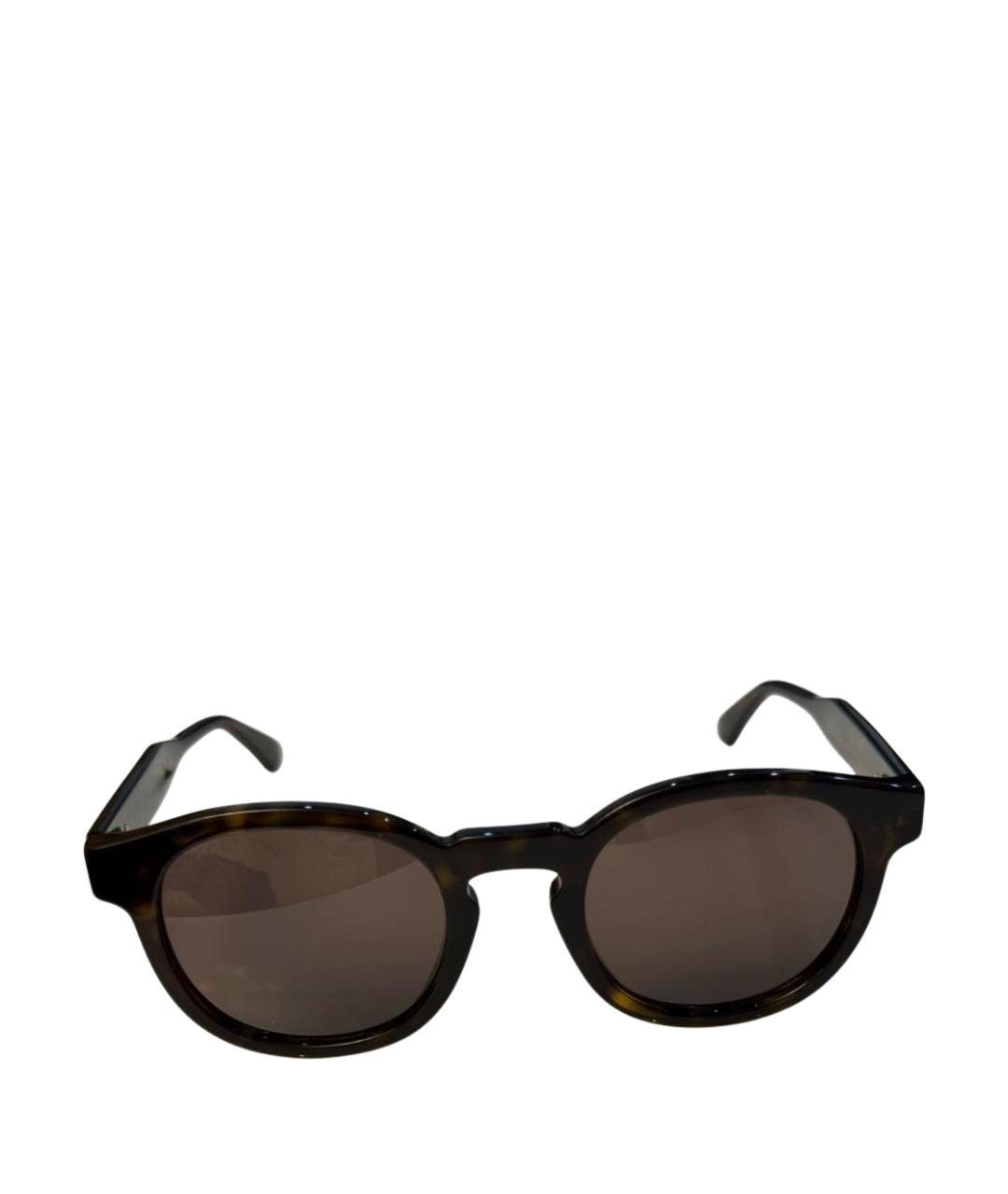 GUCCI Коричневые пластиковые солнцезащитные очки, фото 1