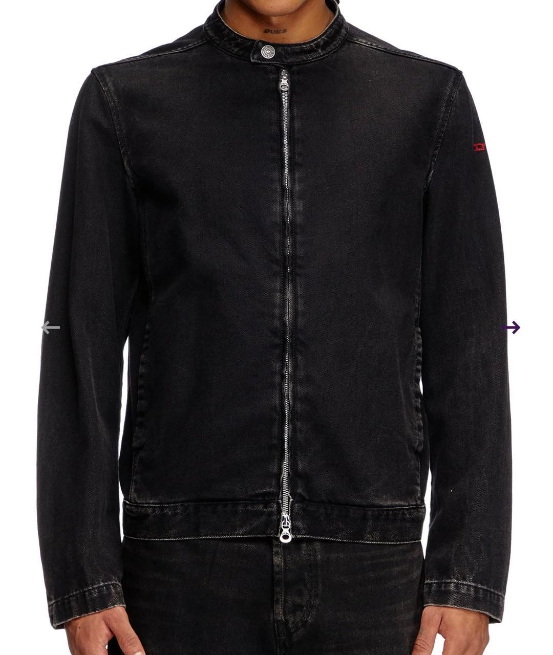 DIESEL Черная хлопковая куртка, фото 3