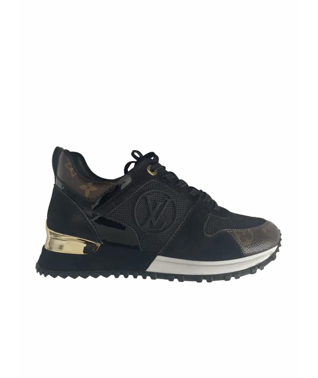 LOUIS VUITTON Черные текстильные кроссовки, фото 1