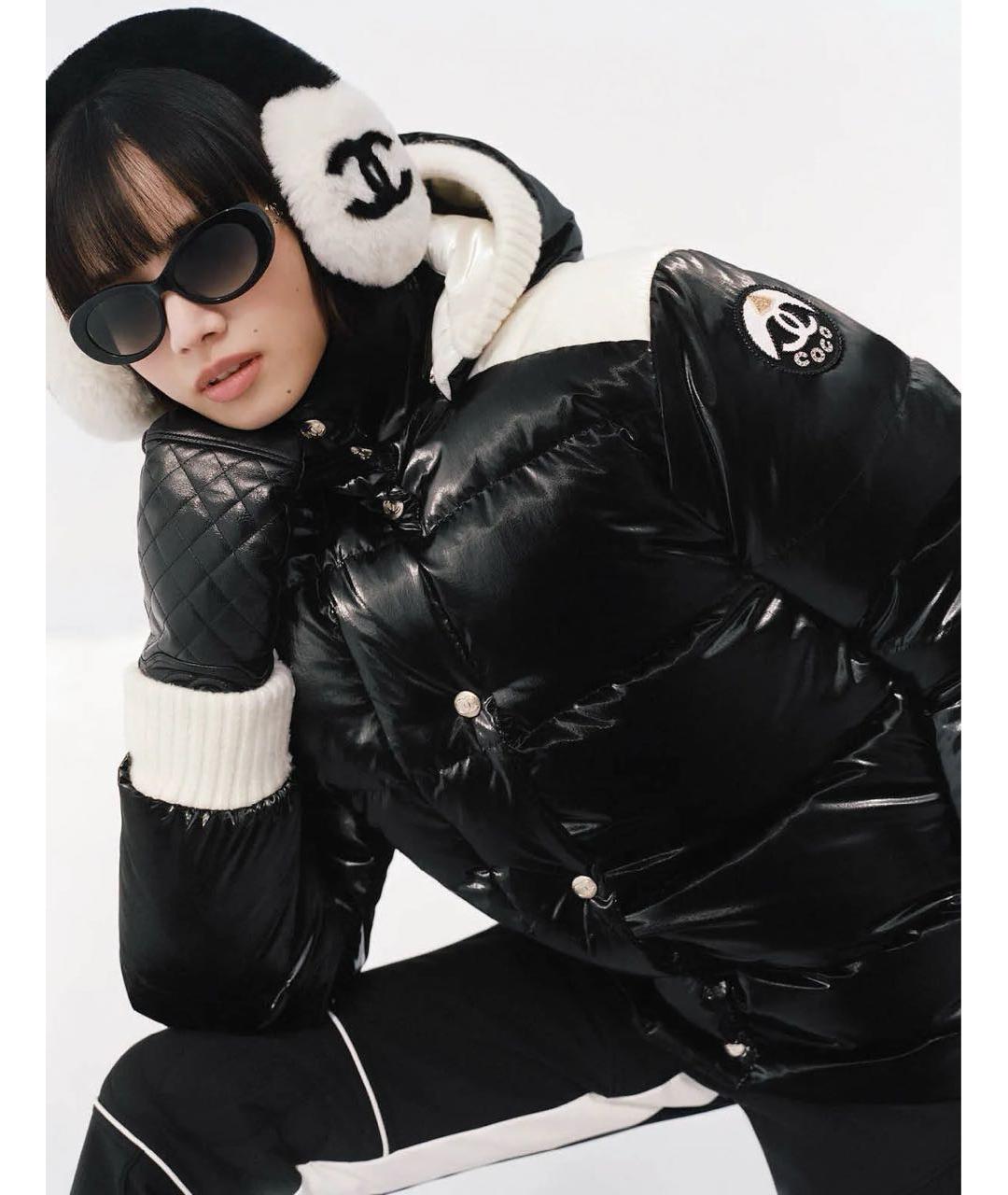 CHANEL Белые шерстяные наушники, фото 4