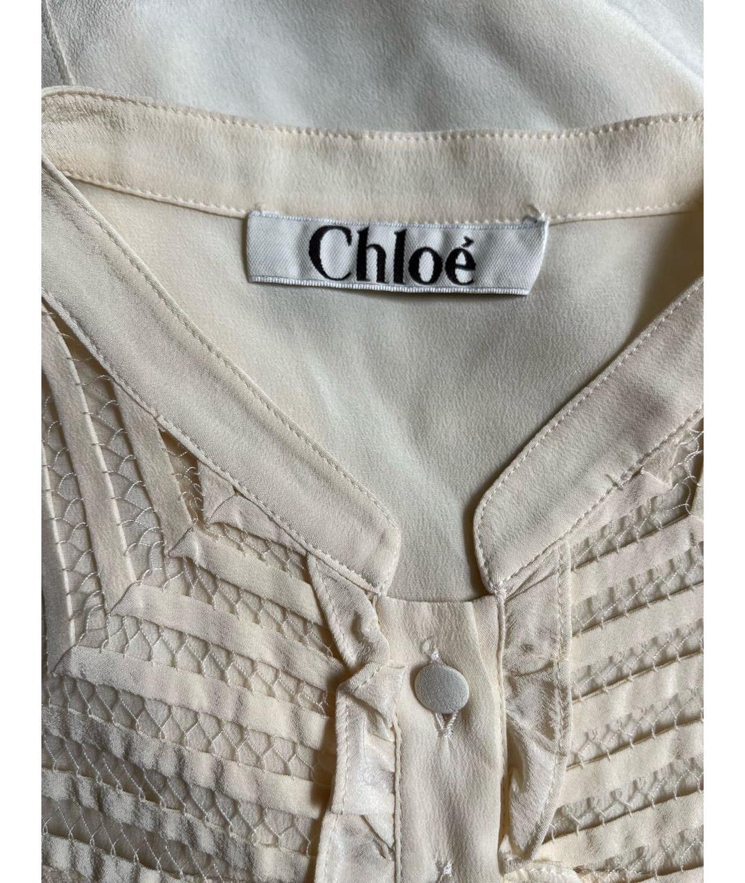 CHLOE Шелковая блузы, фото 8