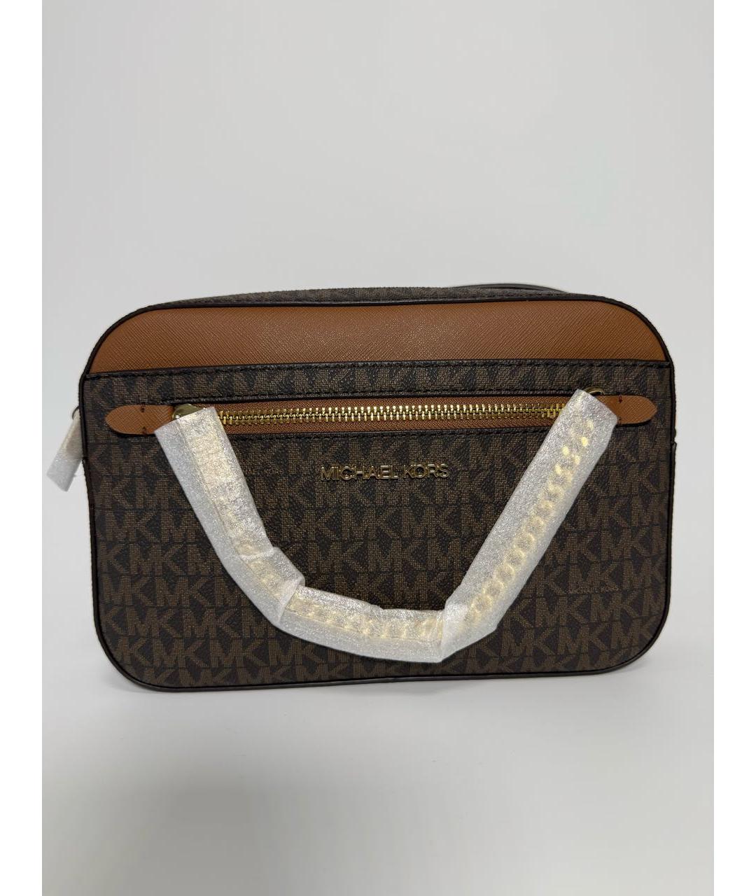 MICHAEL KORS Коричневая сумка через плечо, фото 2