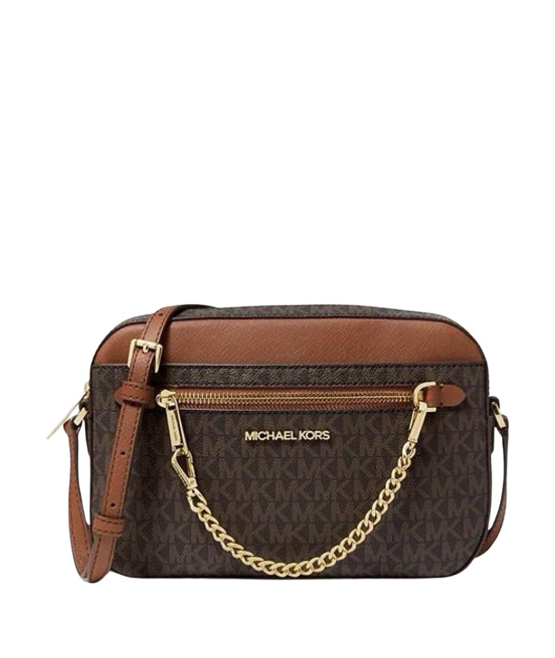 MICHAEL KORS Коричневая сумка через плечо, фото 1