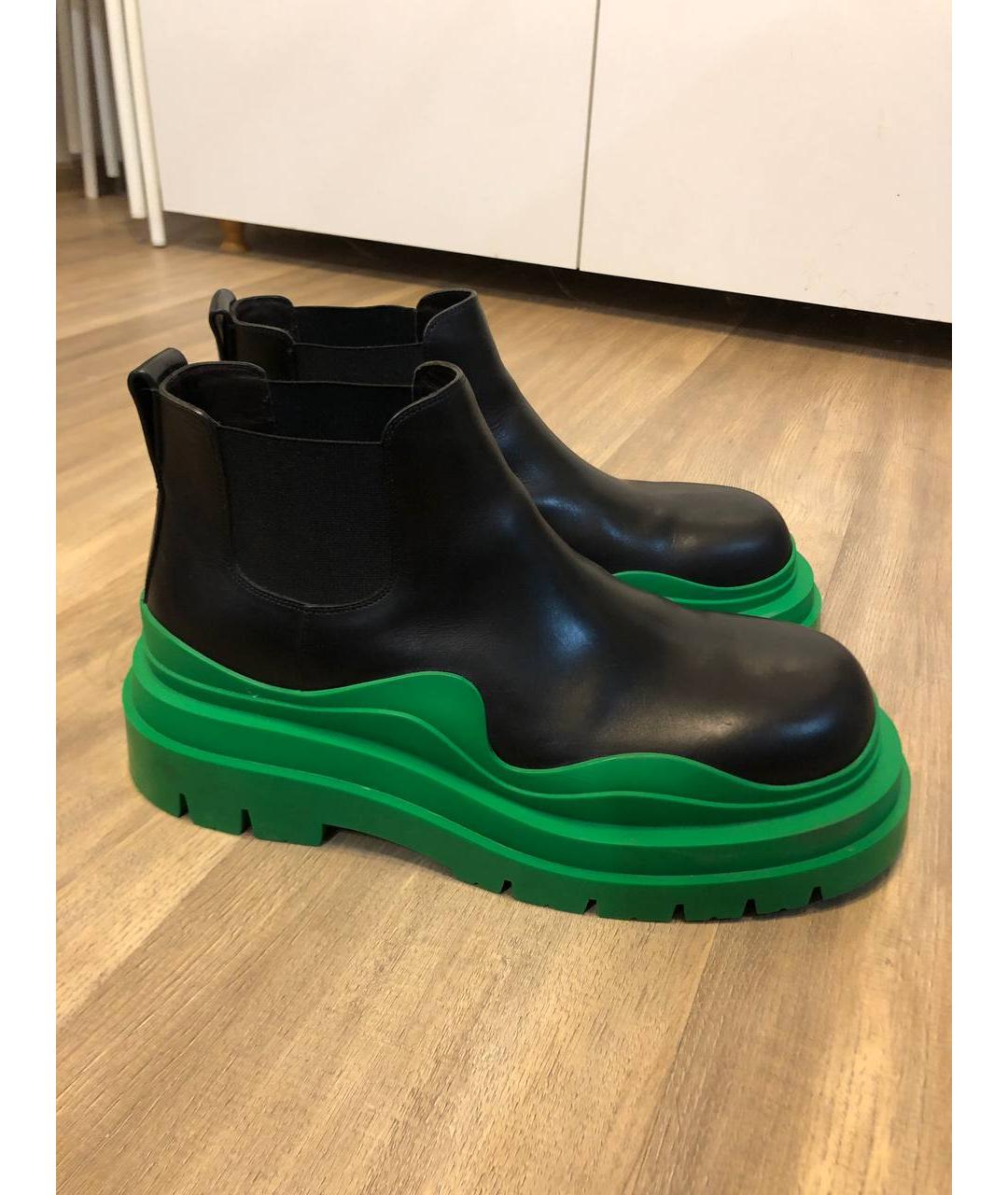 BOTTEGA VENETA Мульти кожаные высокие ботинки, фото 1