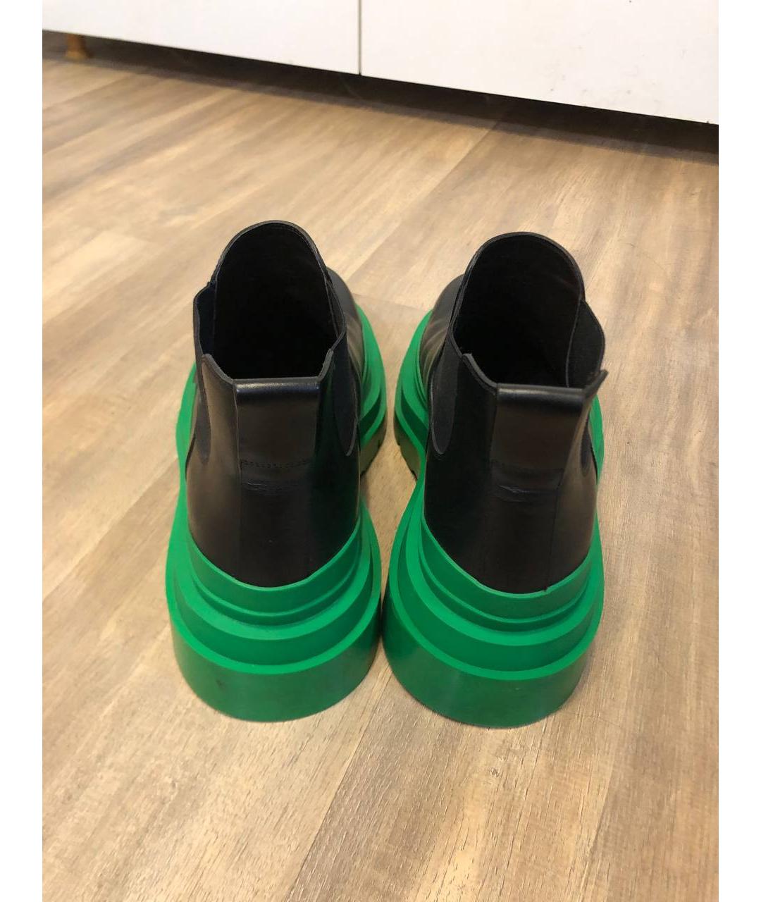 BOTTEGA VENETA Мульти кожаные высокие ботинки, фото 4