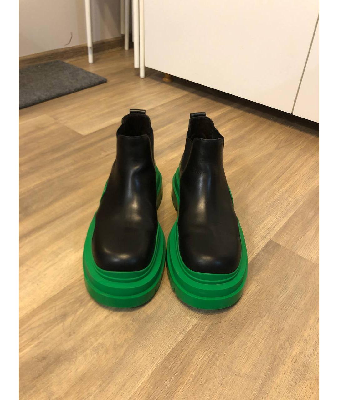 BOTTEGA VENETA Мульти кожаные высокие ботинки, фото 2