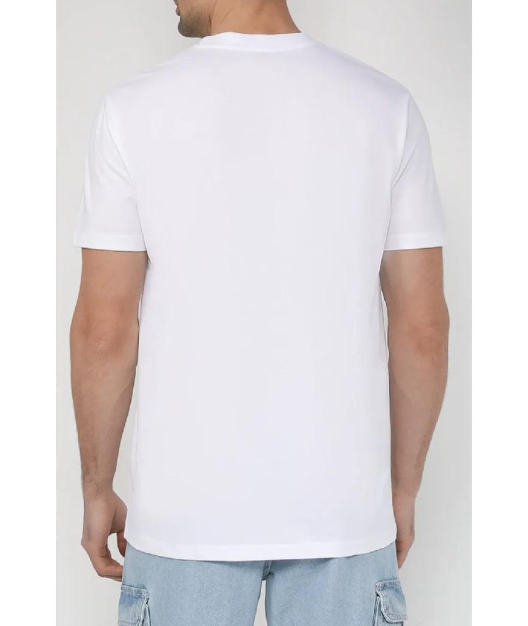 JOHN RICHMOND Белая хлопковая футболка, фото 4