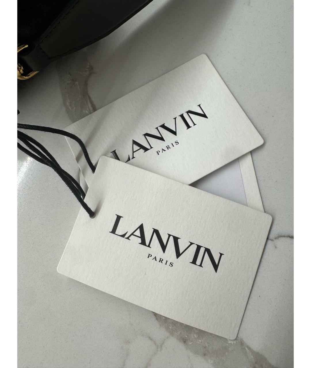 LANVIN Зеленая меховая сумка через плечо, фото 5