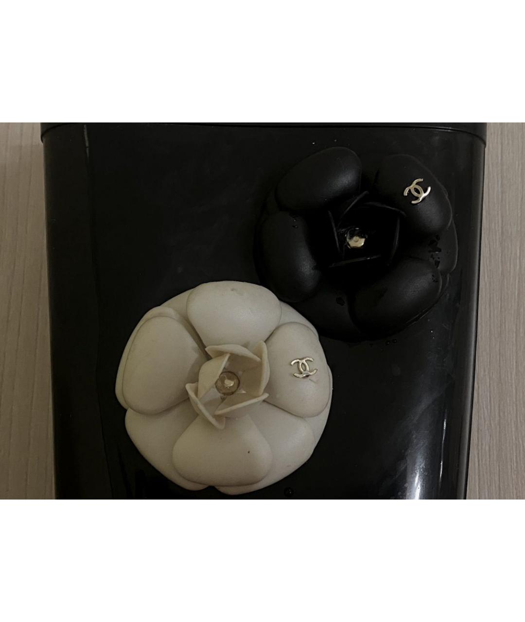 CHANEL Черные резиновые ботинки, фото 3