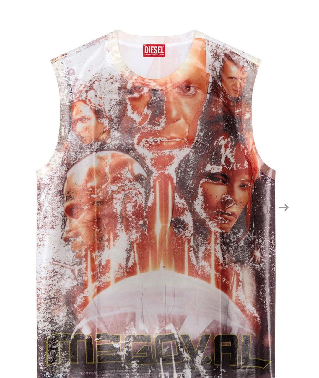 DIESEL Мульти синтетическая майка, фото 1