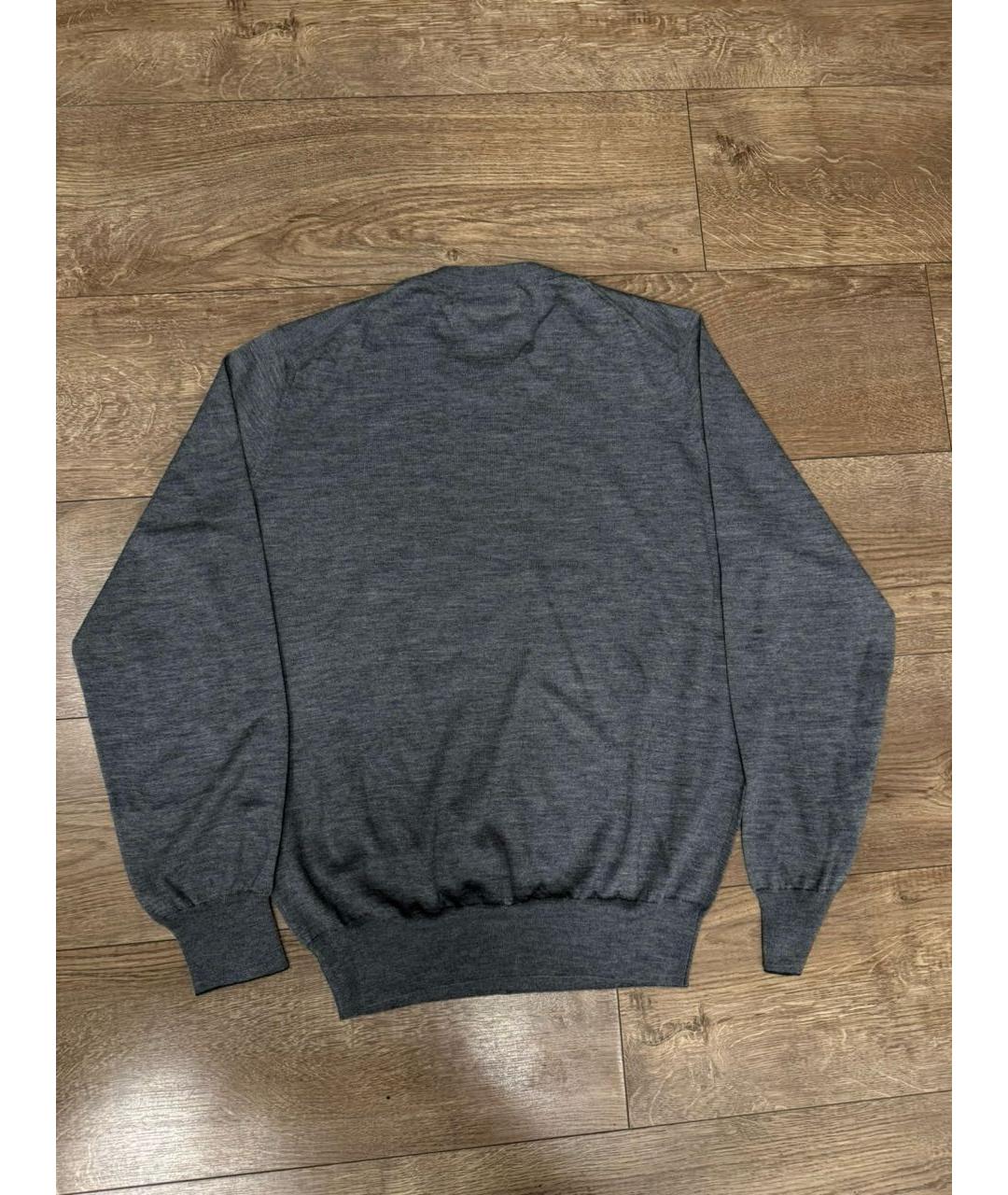 BRUNELLO CUCINELLI Серый кашемировый джемпер / свитер, фото 2
