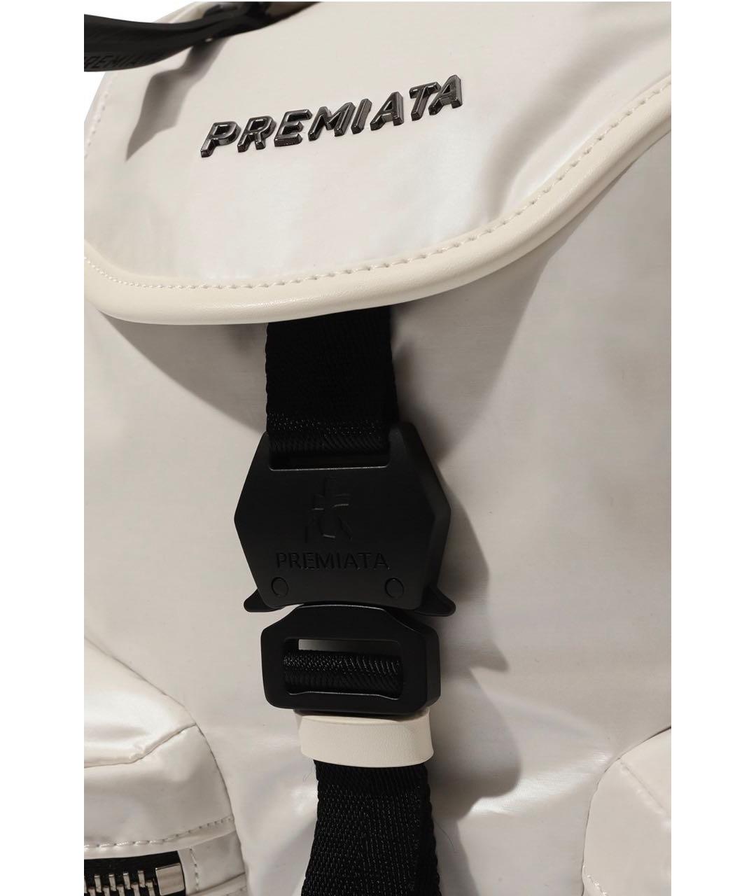 PREMIATA Белый кожаный рюкзак, фото 5