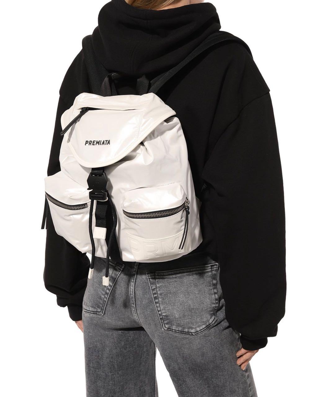PREMIATA Белый кожаный рюкзак, фото 2