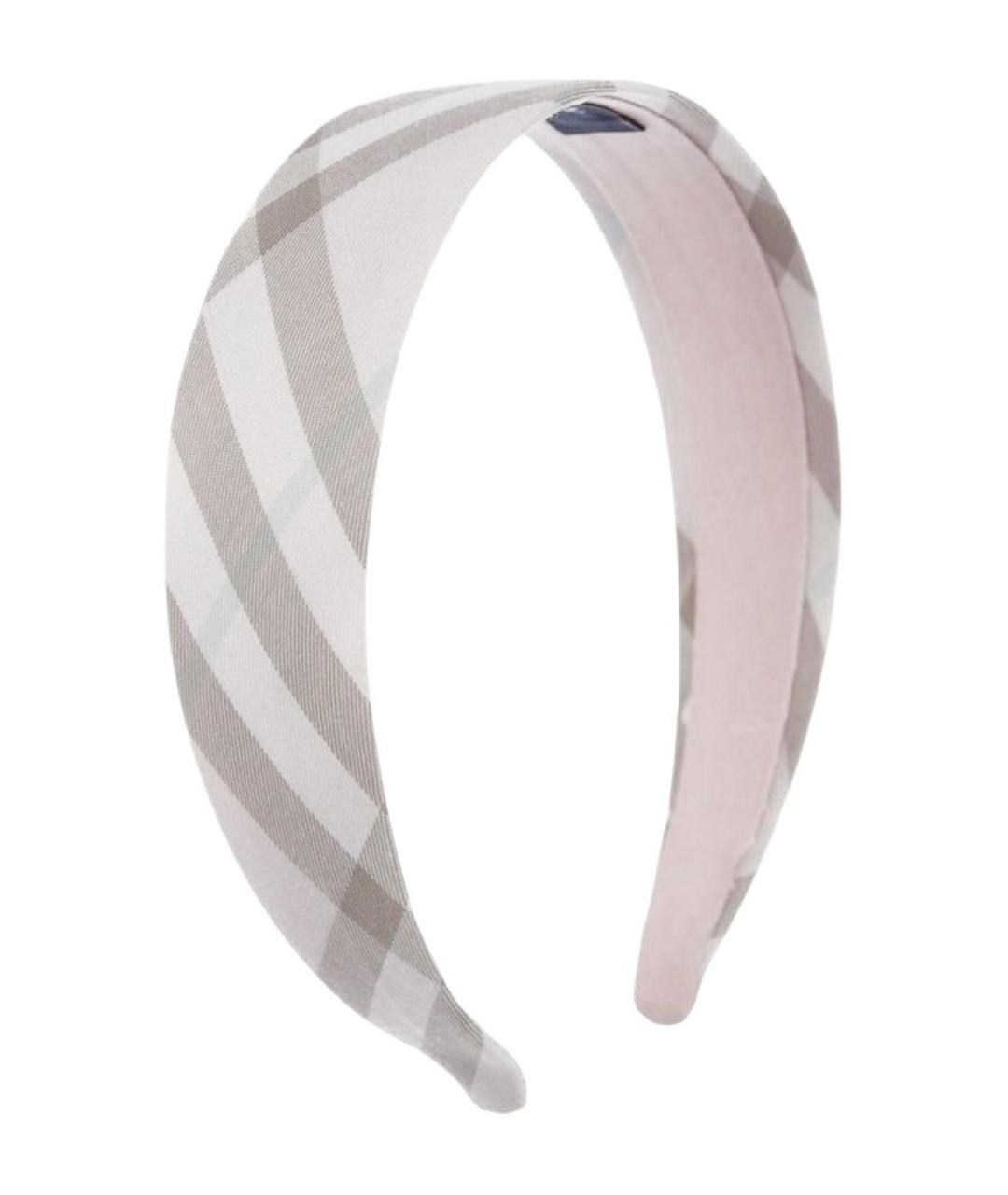 BURBERRY Розовый ободок, фото 1