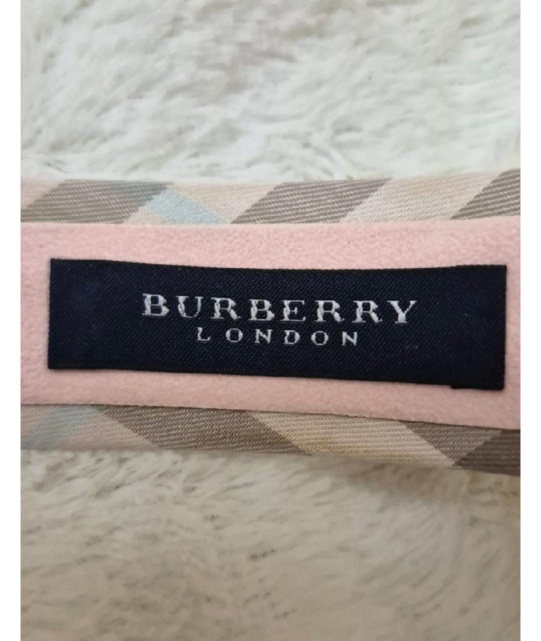 BURBERRY Розовый ободок, фото 4