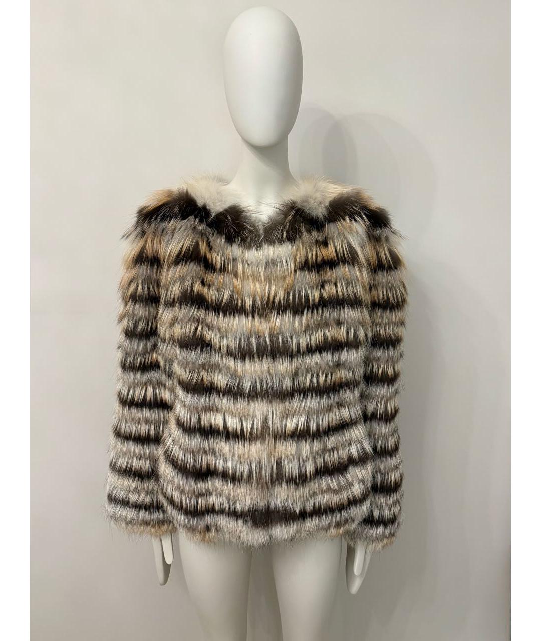 VALENTINO Мульти меховая шуба, фото 6