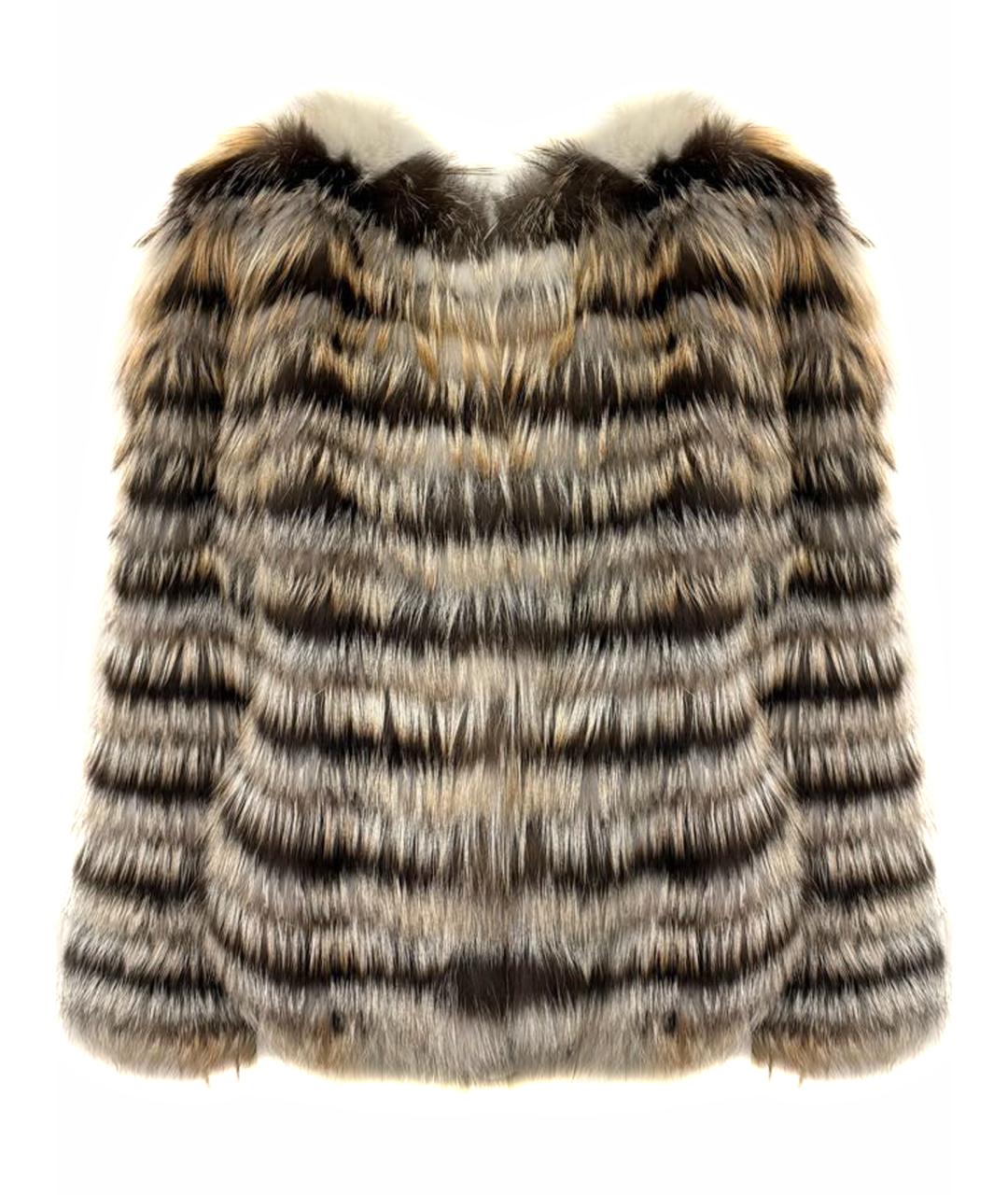 VALENTINO Мульти меховая шуба, фото 1