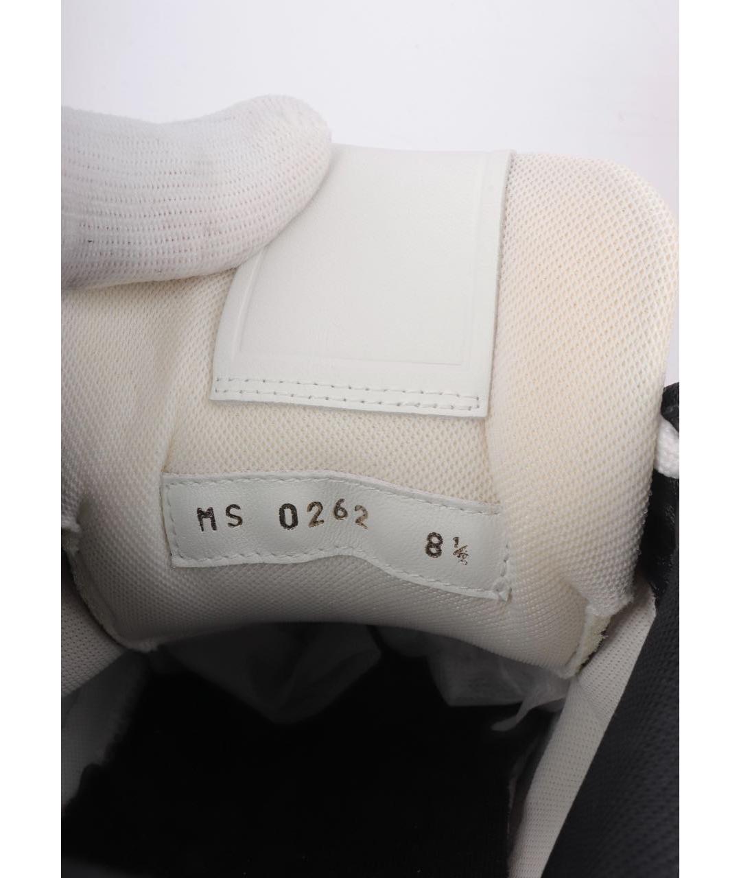 LOUIS VUITTON Белые кожаные низкие кроссовки / кеды, фото 4