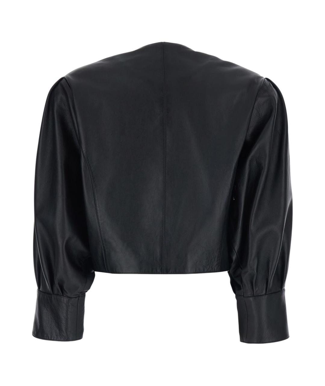 CHLOE Черная кожаная куртка, фото 3