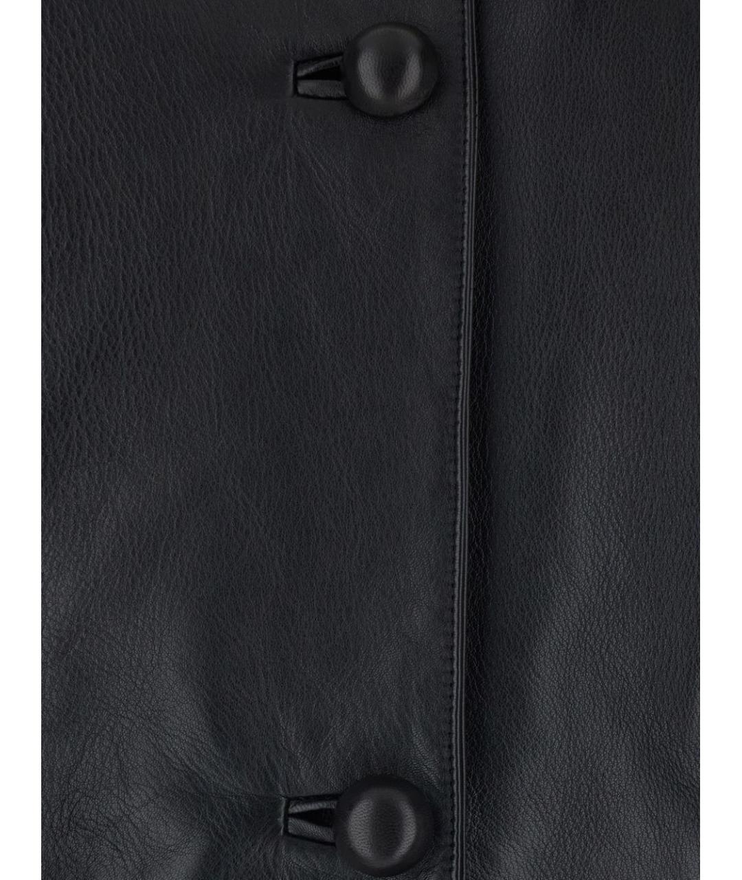 CHLOE Черная кожаная куртка, фото 2