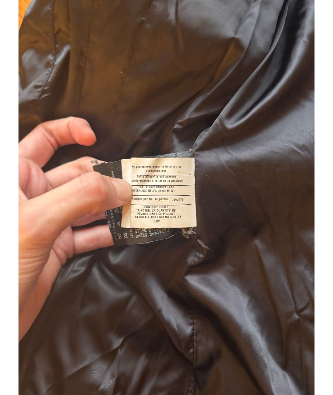 PRADA Черный полиамидовый пуховик, фото 7