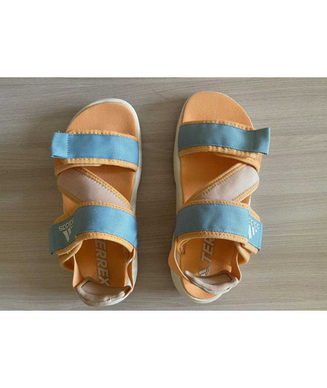 ADIDAS Мульти синтетические босоножки, фото 2