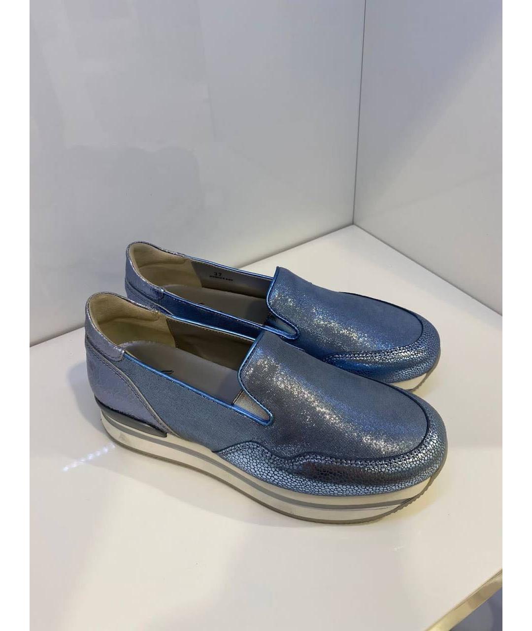 HOGAN Голубые слипоны, фото 2