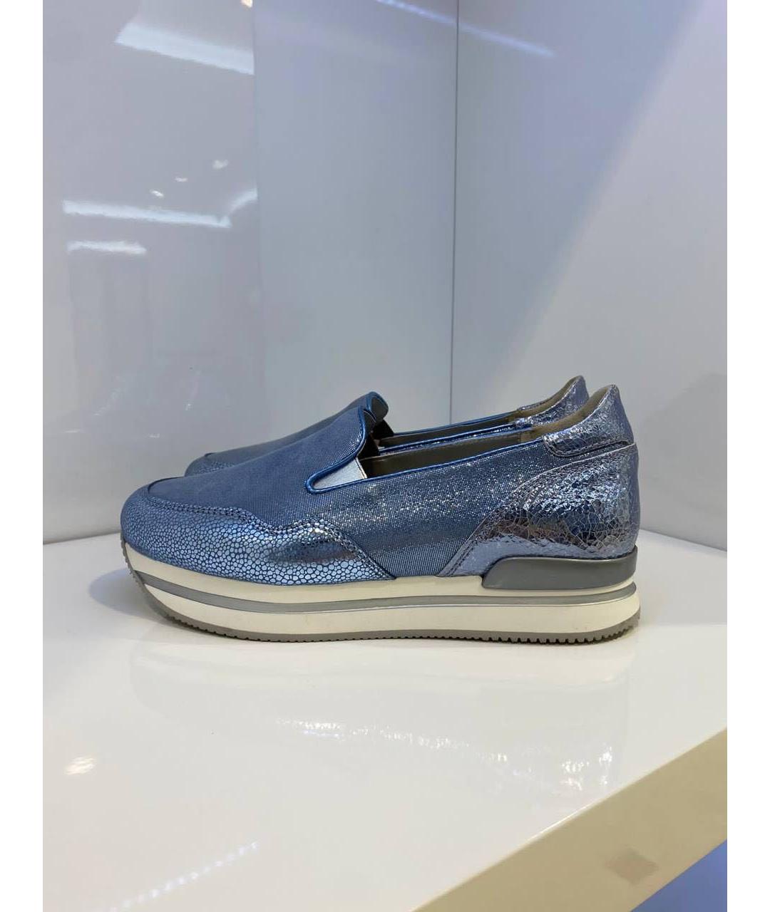 HOGAN Голубые слипоны, фото 4