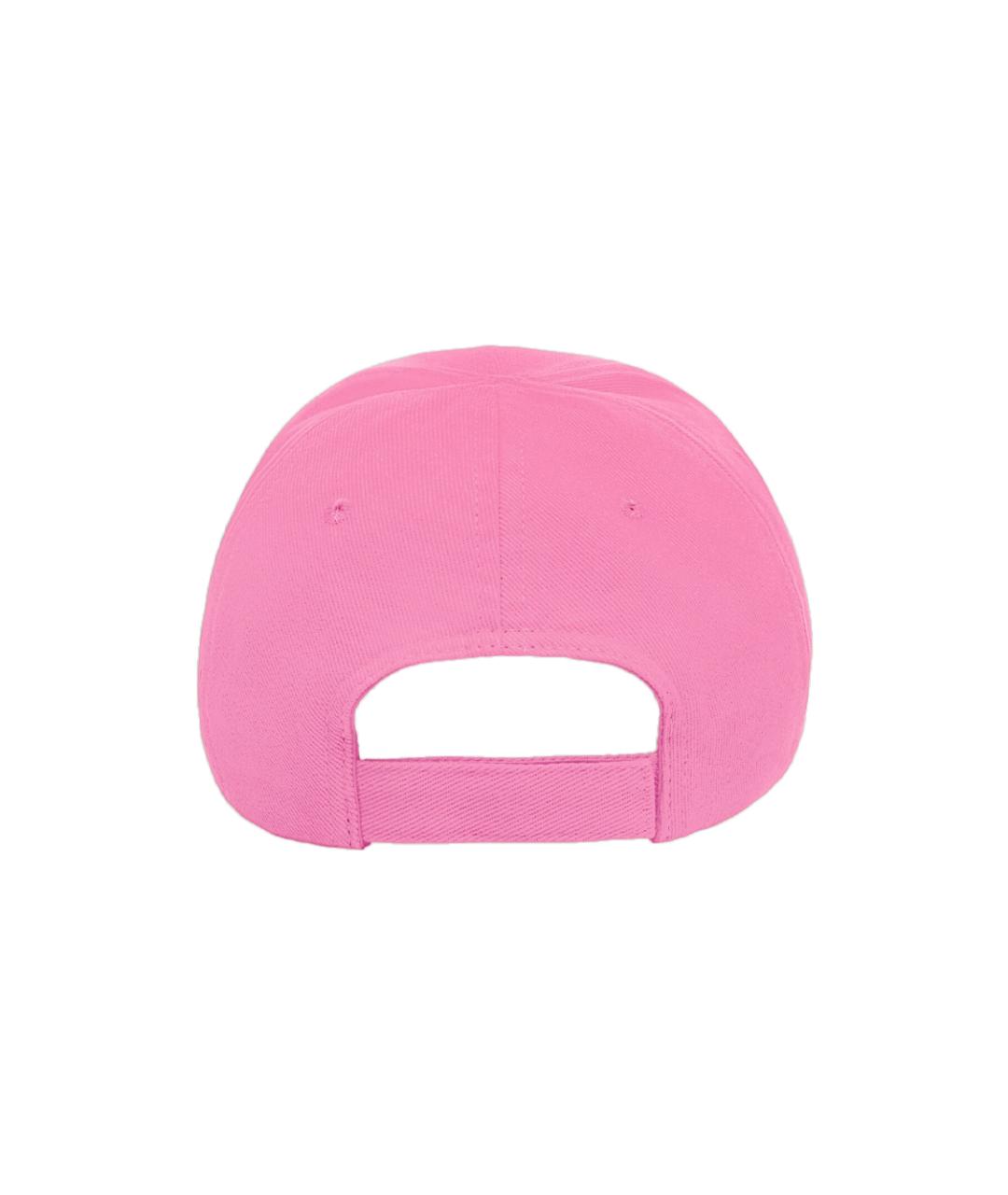 BALENCIAGA Розовая хлопковая кепка, фото 3