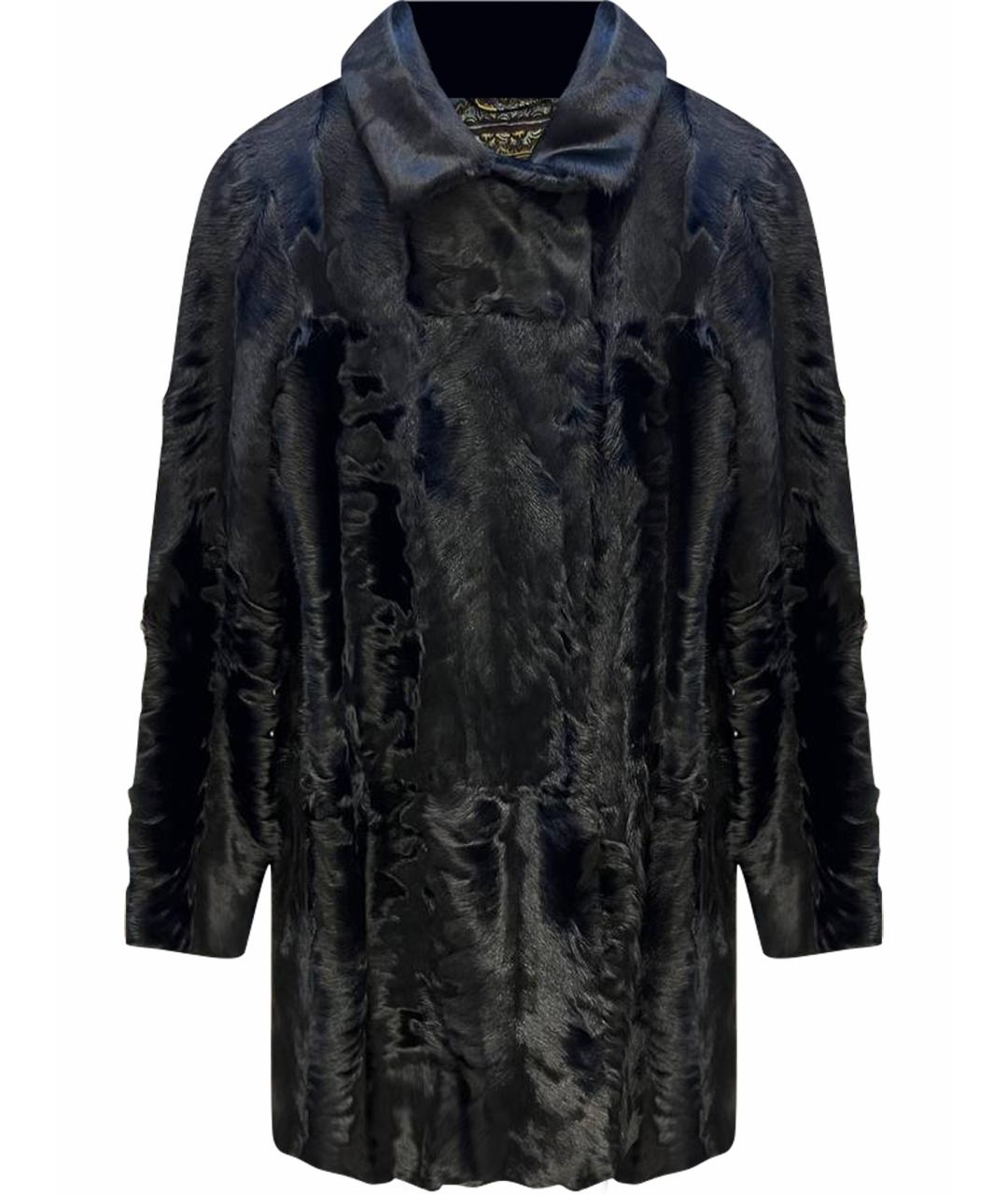 ETRO Черная меховая шуба, фото 1