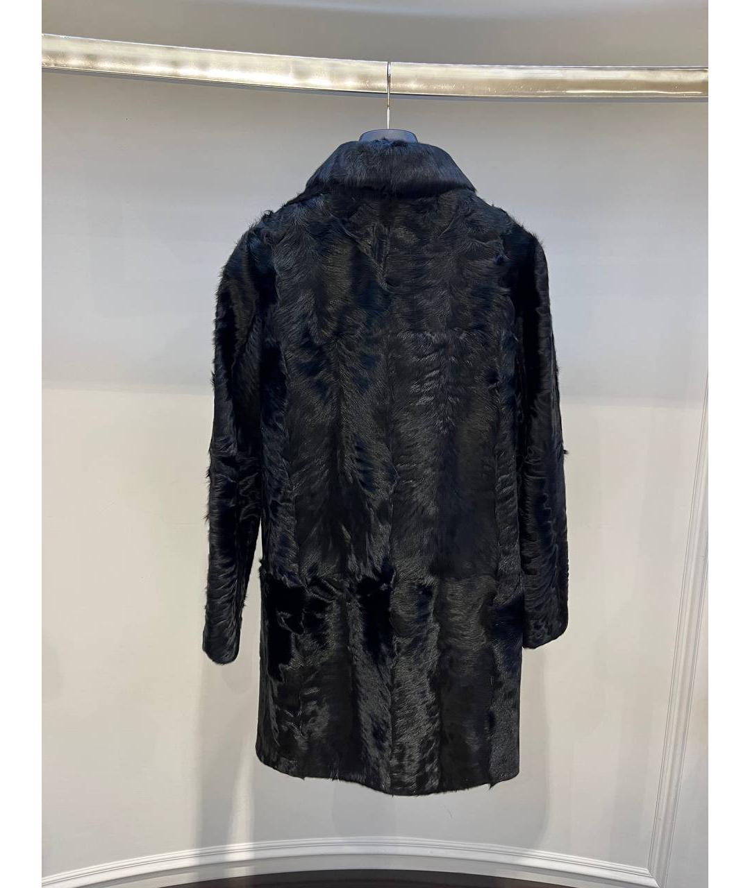 ETRO Черная меховая шуба, фото 3