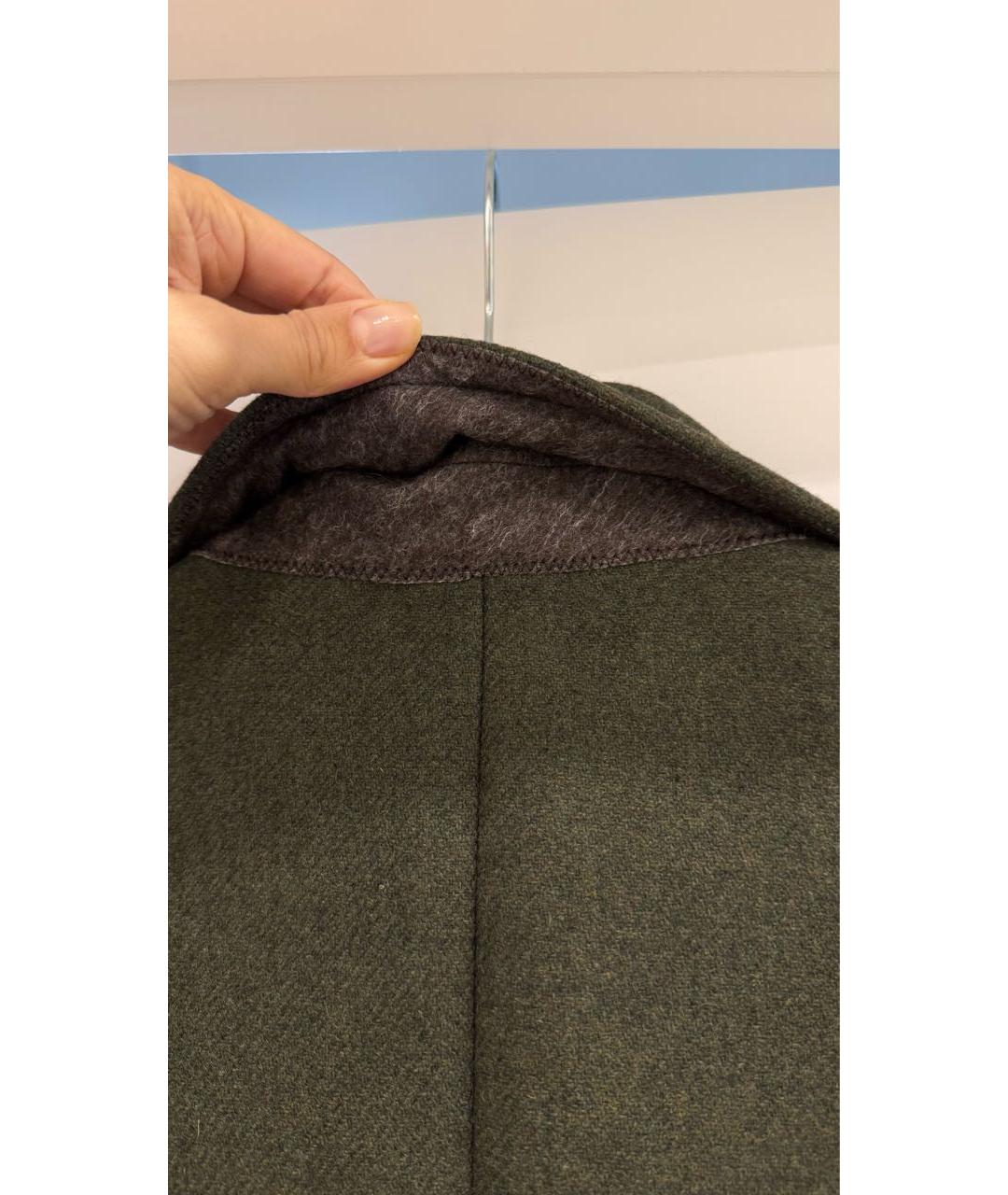 GUCCI Зеленые шерстяное пальто, фото 8