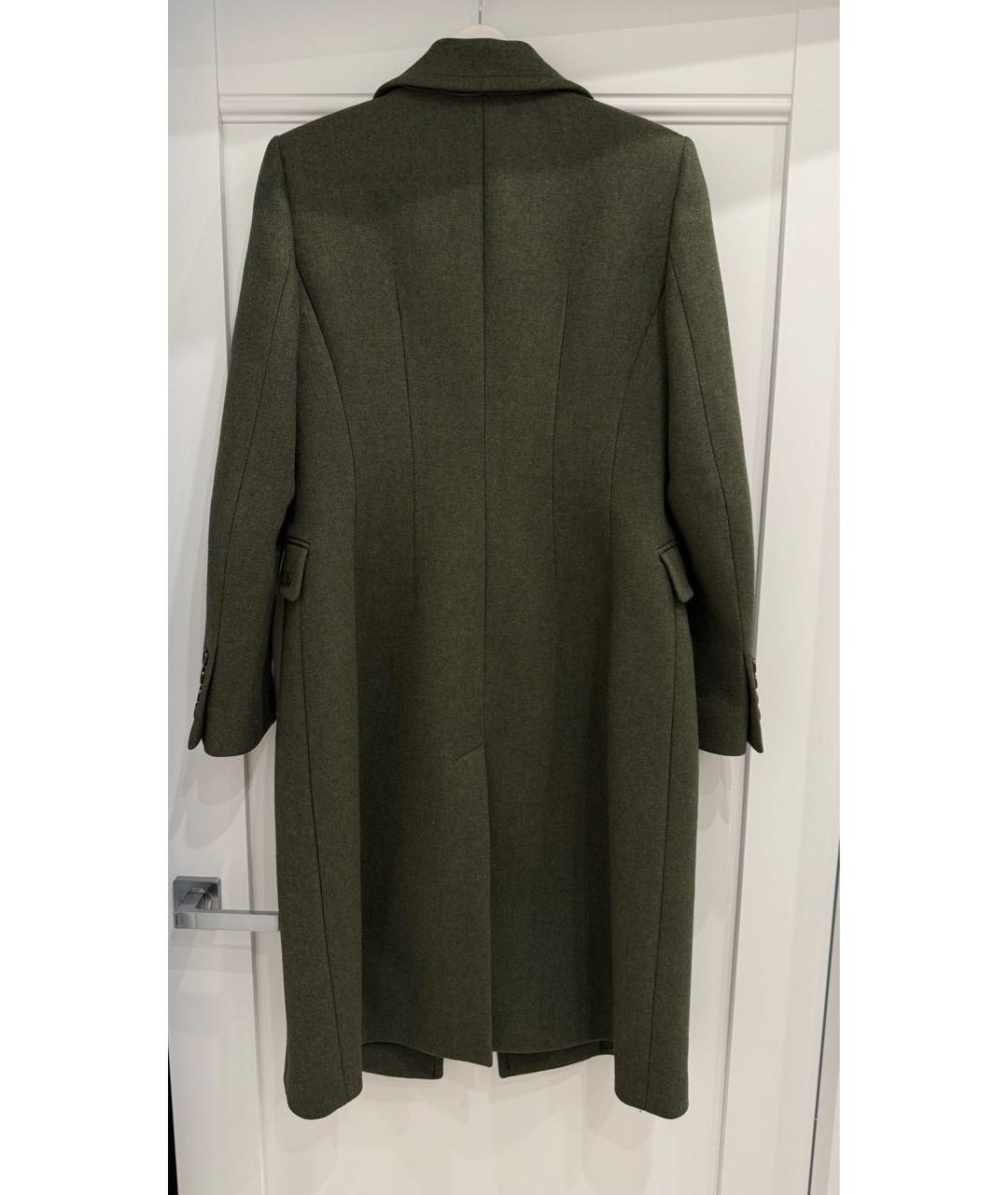 GUCCI Зеленые шерстяное пальто, фото 2