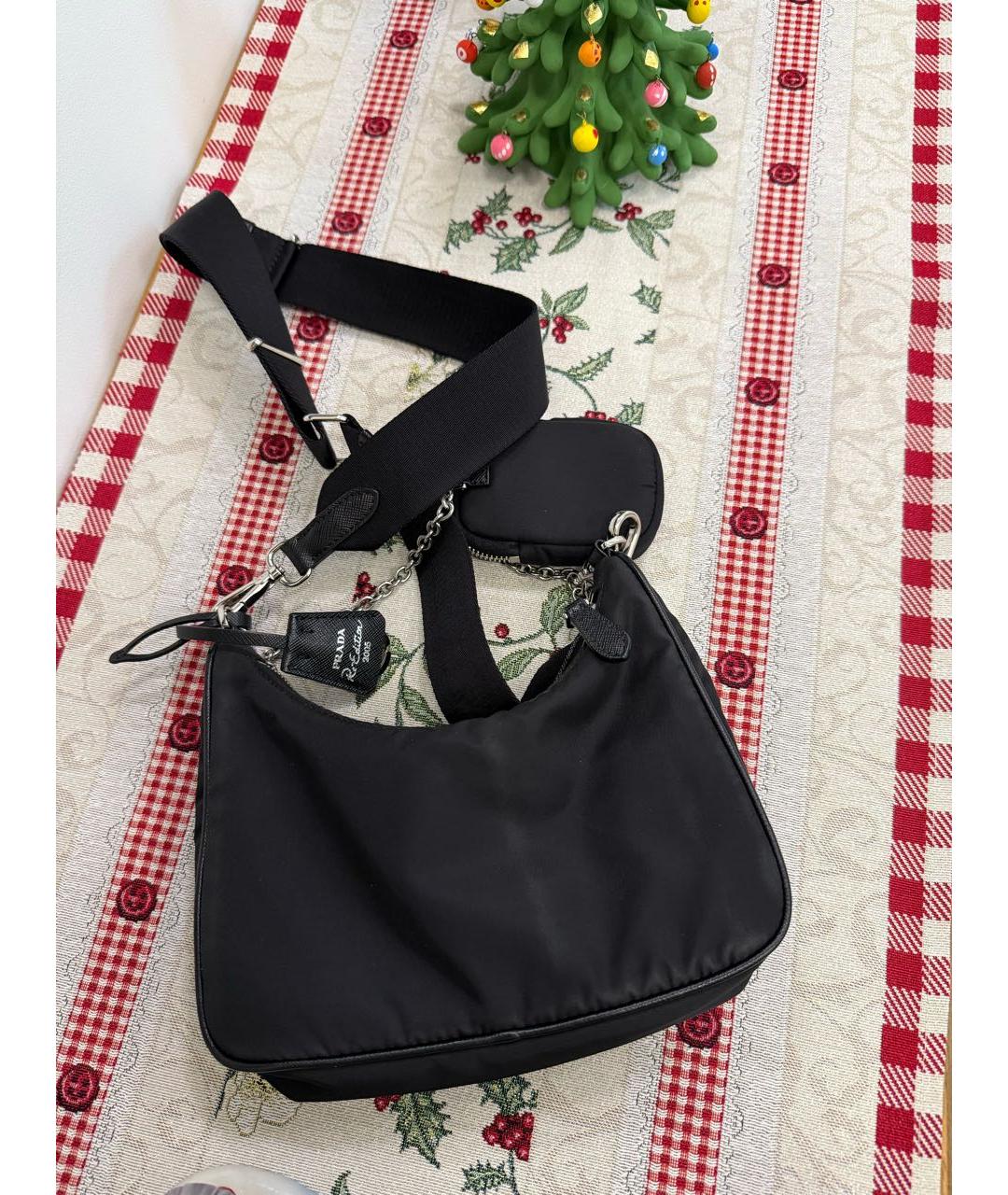 PRADA Черная сумка через плечо, фото 2