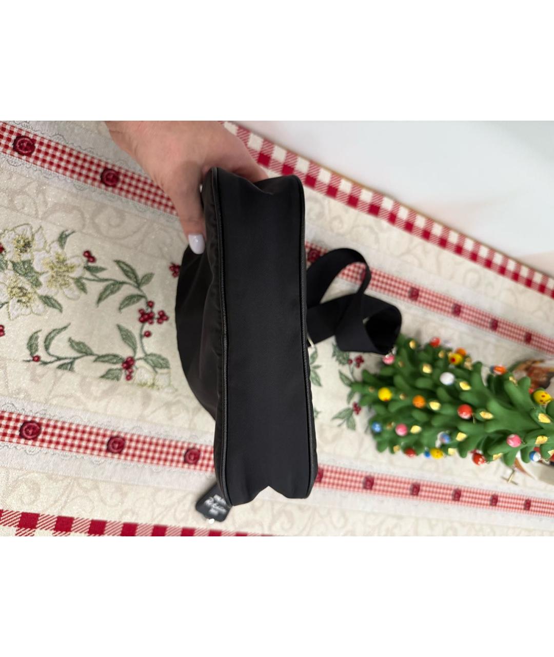 PRADA Черная сумка через плечо, фото 4