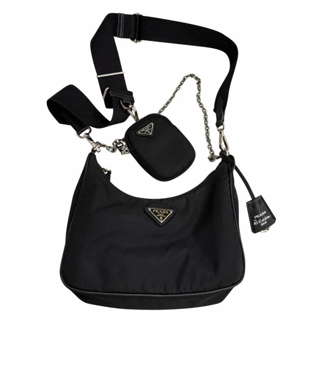 PRADA Черная сумка через плечо, фото 1