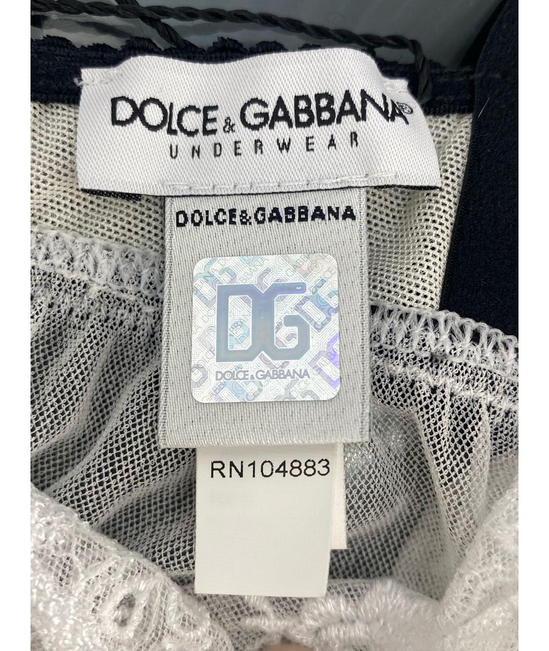 DOLCE&GABBANA Белая пижамы и сорочки, фото 7