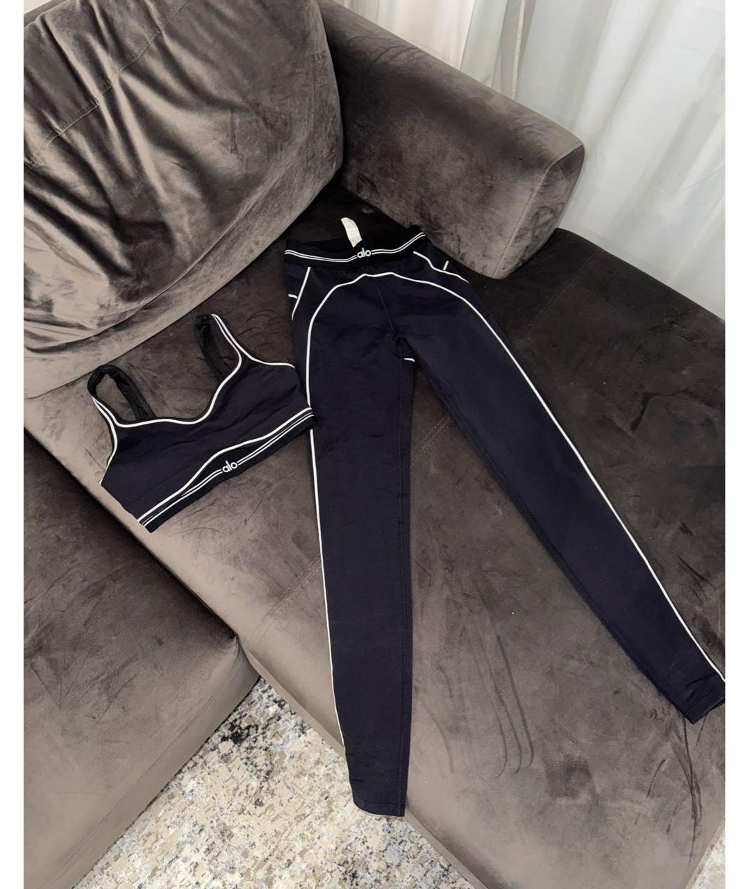 ALO YOGA Черный синтетический спортивные костюмы, фото 6