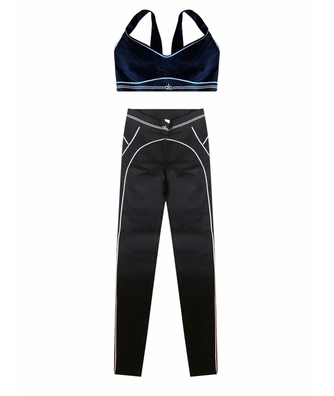 ALO YOGA Черный синтетический спортивные костюмы, фото 1