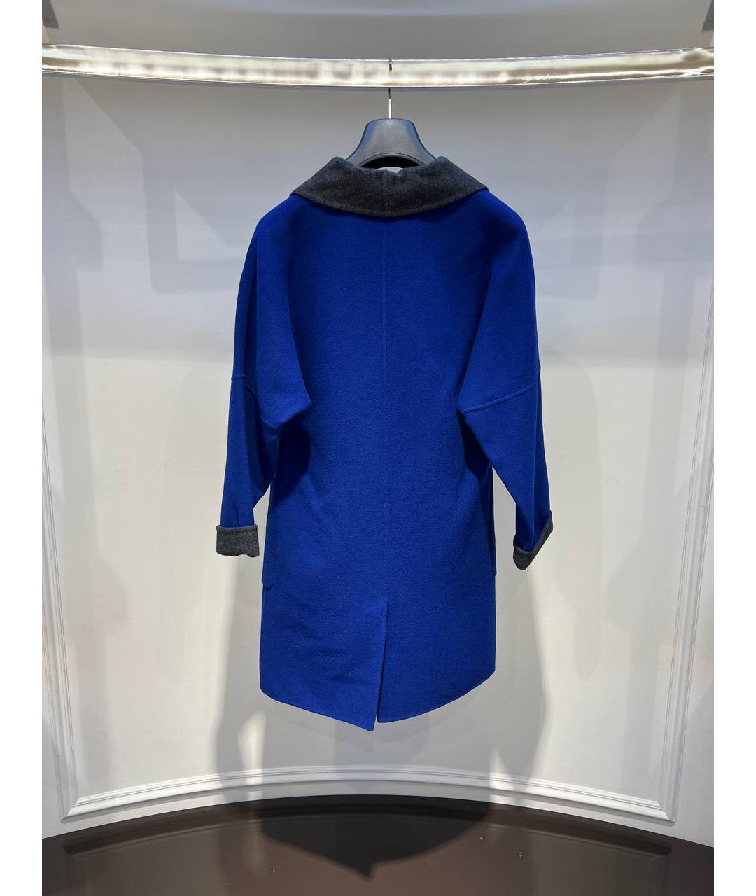 ETRO Синее шерстяное пальто, фото 3