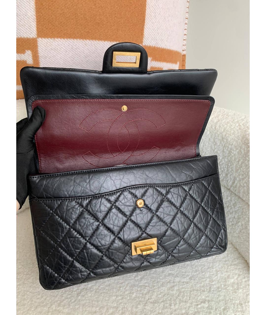 CHANEL Черная кожаная сумка через плечо, фото 7
