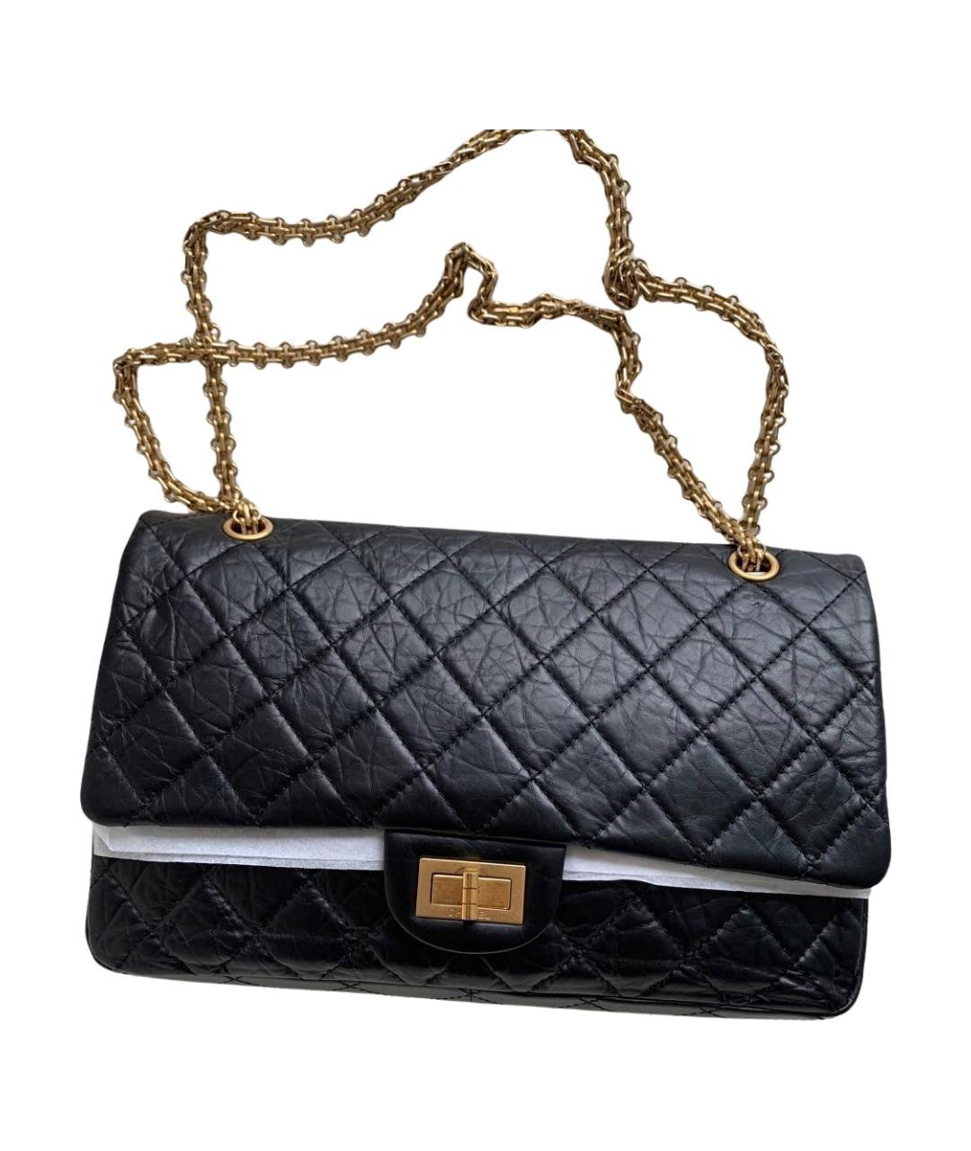 CHANEL Черная кожаная сумка через плечо, фото 1