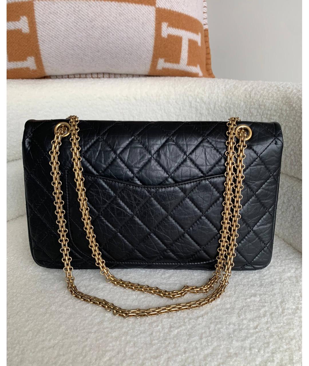 CHANEL Черная кожаная сумка через плечо, фото 4