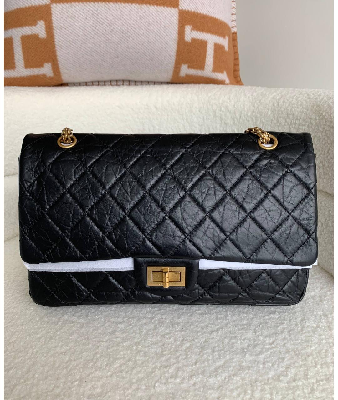 CHANEL Черная кожаная сумка через плечо, фото 3