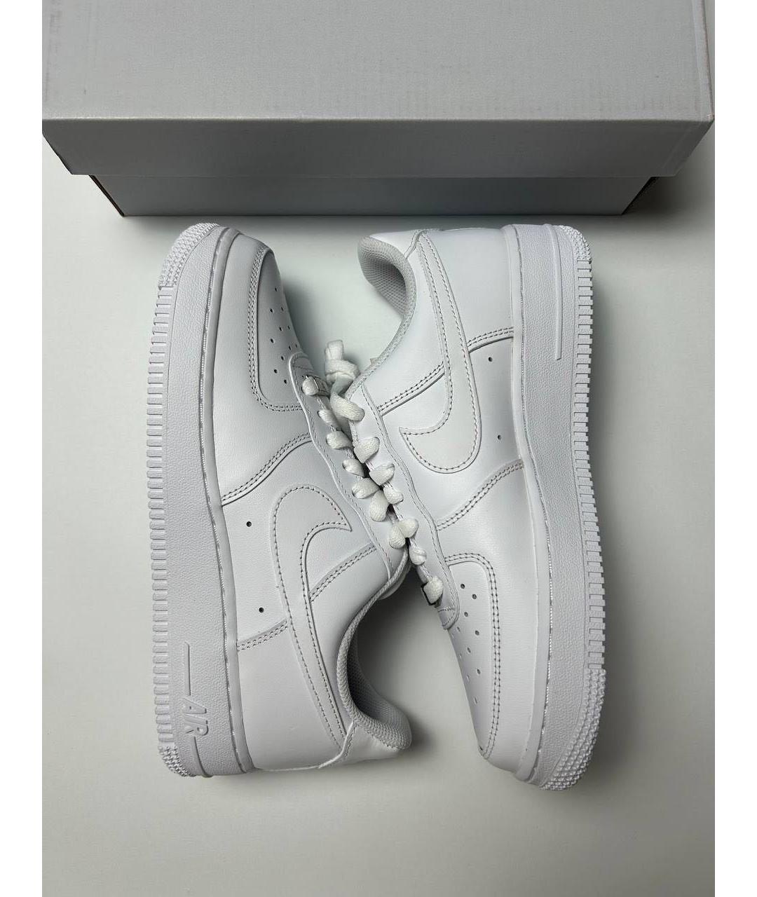 NIKE Белые кожаные кроссовки, фото 2