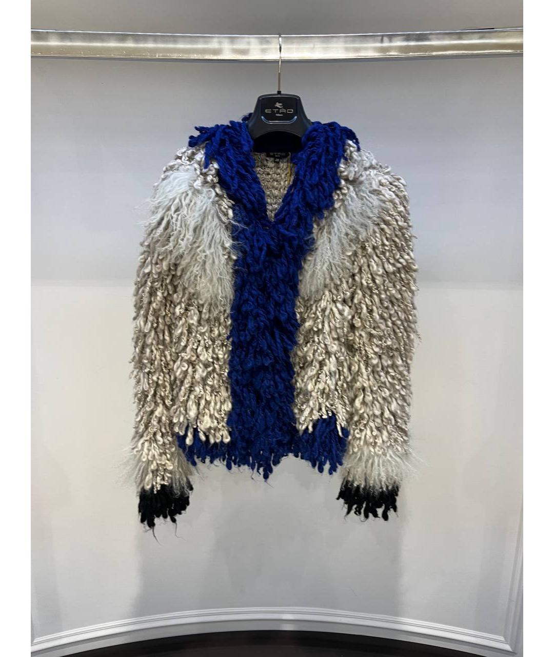 ETRO Мульти шерстяная шуба, фото 4