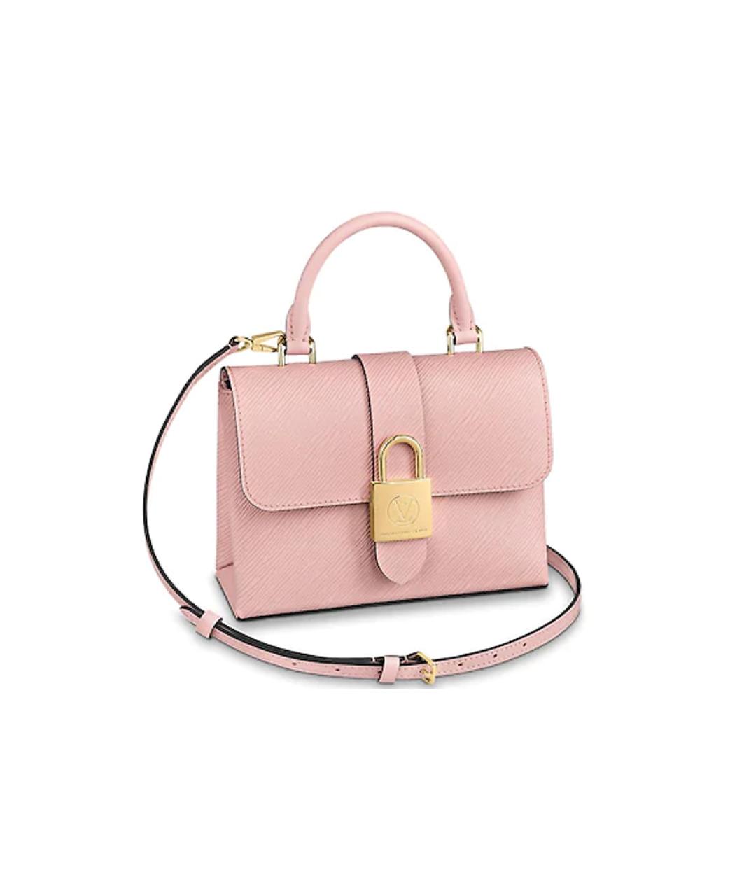 LOUIS VUITTON Розовая кожаная сумка через плечо, фото 1